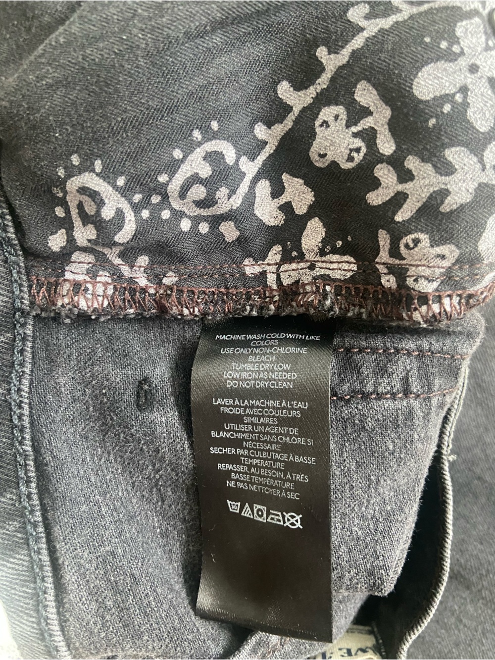 FREE PEOPLE We The Free Beacon Black Slim Crop Mid-rise Jeans Size 30 NWOT - Picture 5 of 11